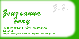 zsuzsanna hary business card